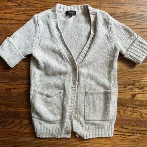 A.P.C. Cashmere/wool Knit Cardigan